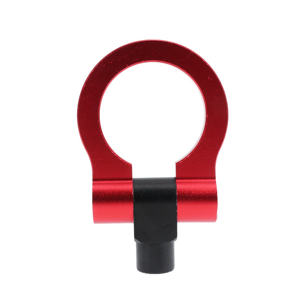 Gancho de remolque modificado para coche, gancho de remolque para parachoques delantero dedicado, de carreras, Rojo