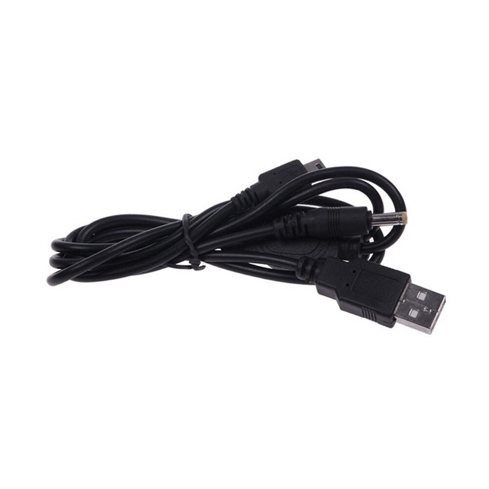 2 in 1 reisoplader zwart multifunctionele draagbare datatransmissie kantoor usb-kabel voor psp