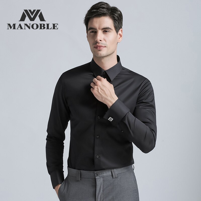 Camisa De Vestir Con Botones Ocultos En La Parte Delantera