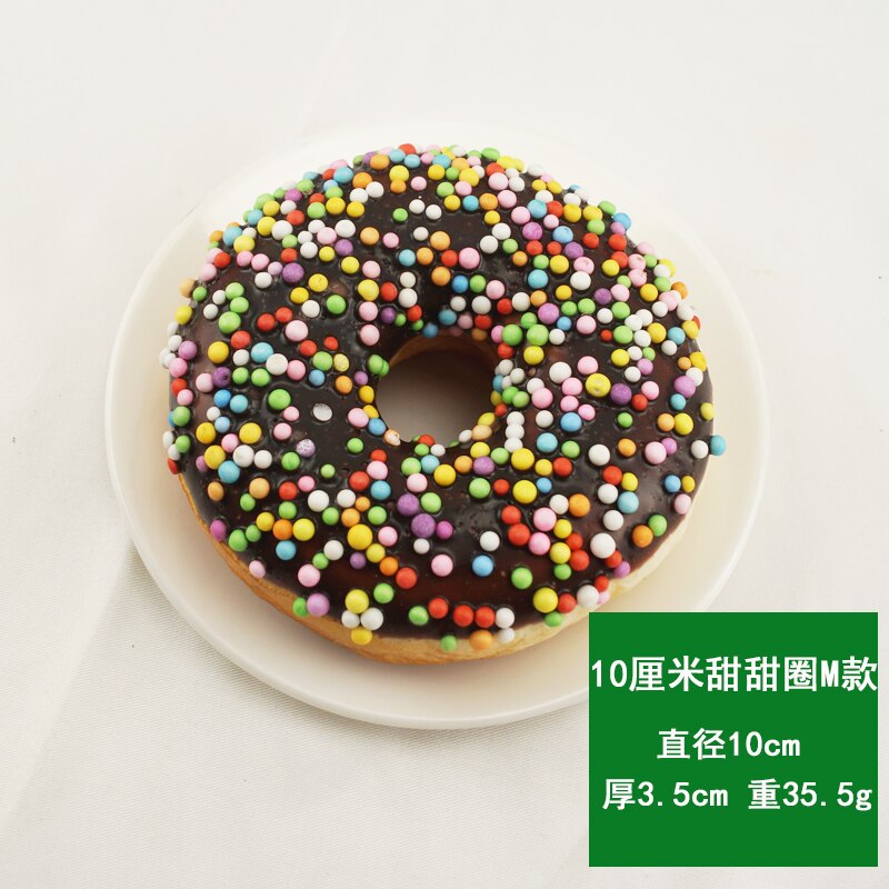 10Cm Kunstmatige Donut Voedsel Chocolade Taart Zoete Roll Kunstmatige Mini Squishy Donut Simulatie Model Fotografie Decoratie Props: 10cmchocolate yuanke