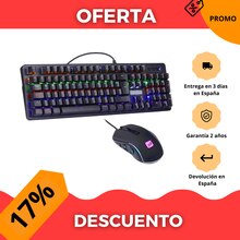 NK Onyx Gaming Pack V2 - Teclado Mecánico RGB Gamers PC + Ratón Gaming Programable (6400 DPI - 5 Botones) Anti-Ghosting, PC/MAC