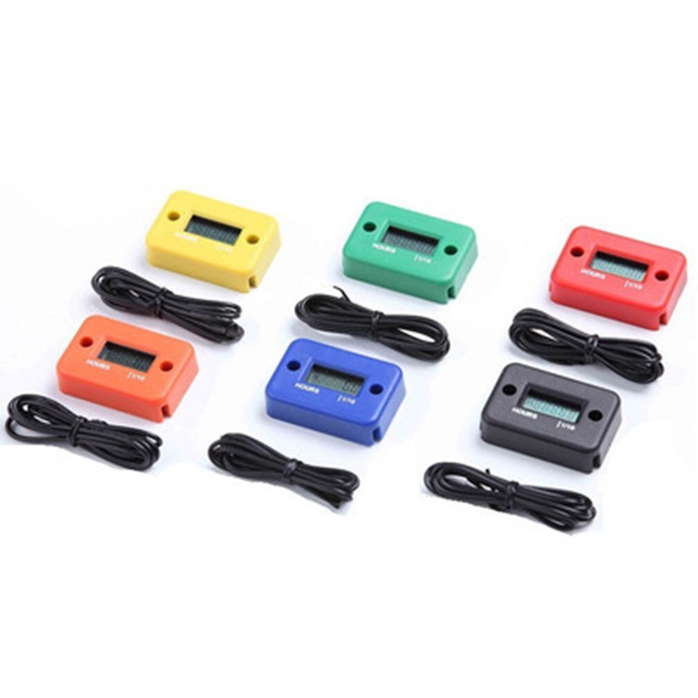 Waterproof Digital Hour Meter for Motorcycle ATV Snowmobile Boat Dirt Gas Engine LCD Digital Hour Meter