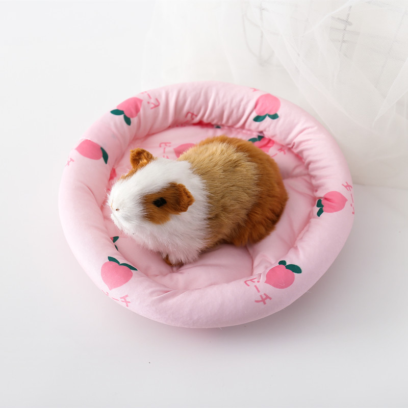 Lit circulaire pour Hamster, tapis de sommeil confortable pour hérisson, écureuil, souris, Rats, cochon d'inde, Chinchilla, petit Animal, coussin doux