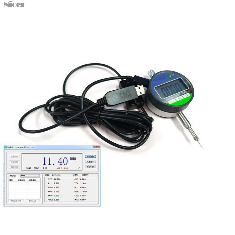 0.001mm Electronic Micrometer 0.00005" Digital Micrometer Metric/Inch Range 0-12.7mm 0-25.4mm Dial Indicator Gauge IP54