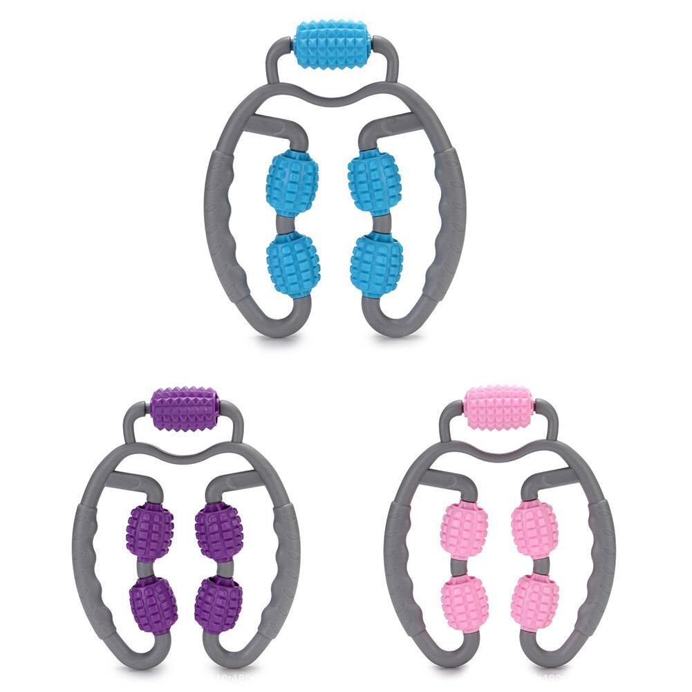 Ring Massager Muscle Relaxer Roller Roller Arm Leg Neck Roller Massage Roller Fitness A0Q1