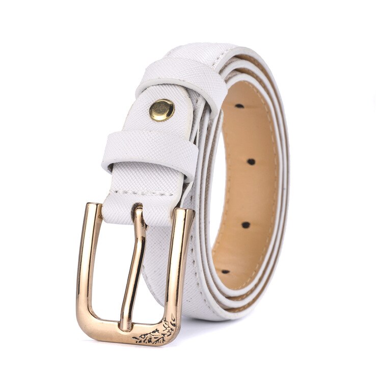 Belts For Kids Girls Boys Kids PU Belts Small Belt For Baby Little Girl Jeans Belt Child: White / 80cm