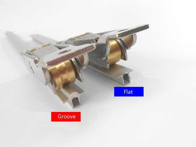 Modell 77/88 Kunststoff stahl fenster rollen, edelstahl, kupfer Rolle, Mutter/flugzeug Spur, langlebig, Kein rost, fenster Hardware- teile