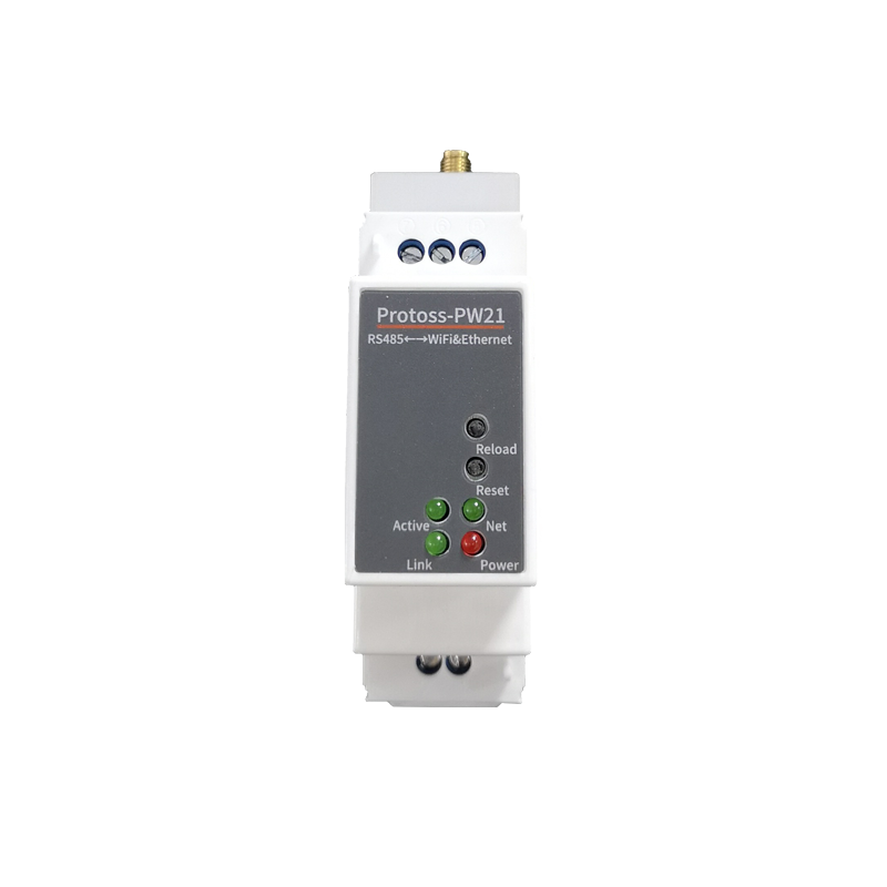 Rail mountable Industrial Device Server Serial port RS485 to wifi rj45 Ethernet converter server Support Modbus TCP to RTU