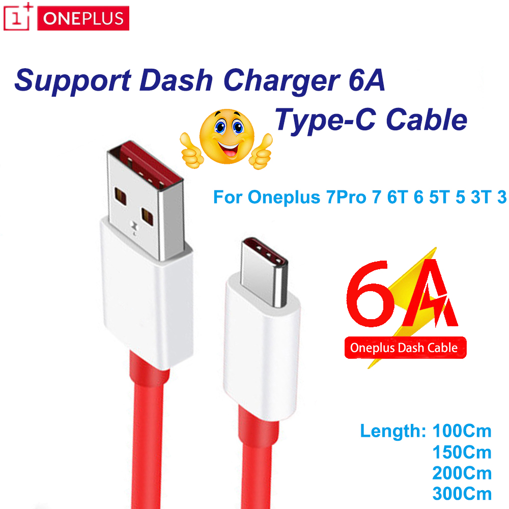 Voor Oneplus 8T 8 7Pro 7 Originele Warp Quick Charger Cable 6A Dash Snelle Usb Type-C Data kabel Voor Oneplus 6T 6 5T 5 Smart Telefoon
