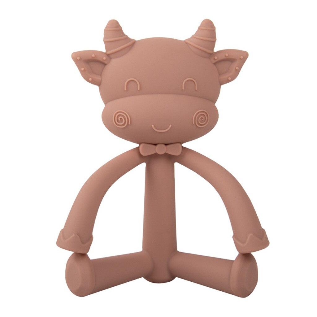 Peuters Zuigelingen Baby Tandjes Speelgoed Zachte Siliconen Fruit Bijtring Houder Cartoon Kids Bijtring Educatief Speelgoed Baby Shower Speelgoed 3