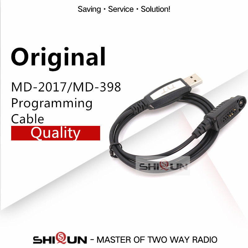 USB Programming Cable for TYT MD MD-398 GPS MD Programming Cable Compatible RT82 RT83 RT87 V Windows XP/Win7/8/10