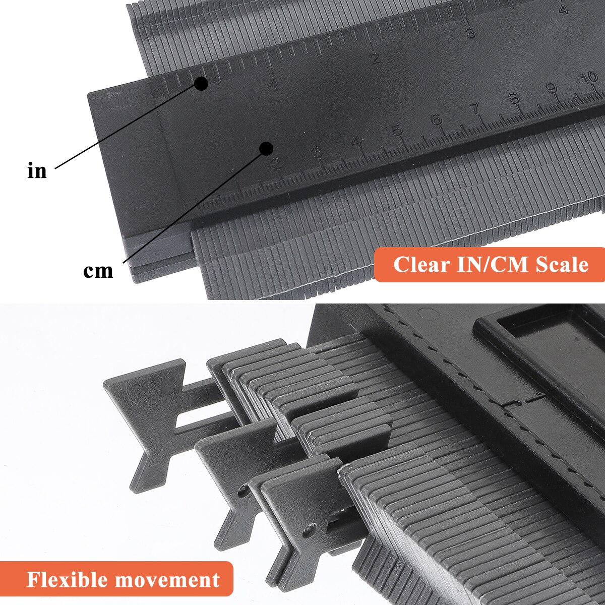 Contour Gauge Angle Meter Ruler Measurment Contour Duplication Gauge Carpenter Tool Templates For Wood Contour Shape Measuring