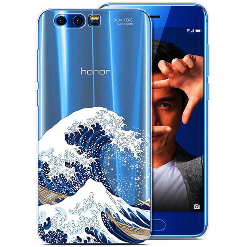 Arvin Silicone Case for Huawei Honor 9 Soft TPU Case for Huawei Honor 9 Premium Slim Crystal Clear Transparent Painting Fundas: 20