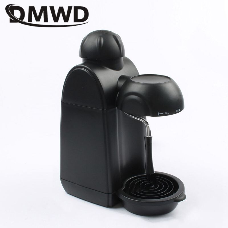 DMWD 240 ml cafeteras expreso automaticas italiana Espresso cafetera eléctrica cafetera Cappuccino leche Frothers Espumador de leche vapor de alta presión de 220 V