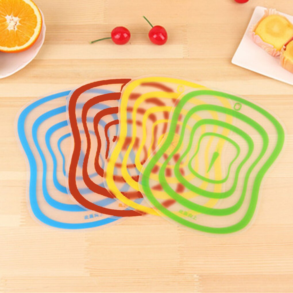 1pcs Kitchen Chopping Blocks Tool Flexible Transparent Cutting Board Kitchen PP Cutting Boards Classification Chopping Board