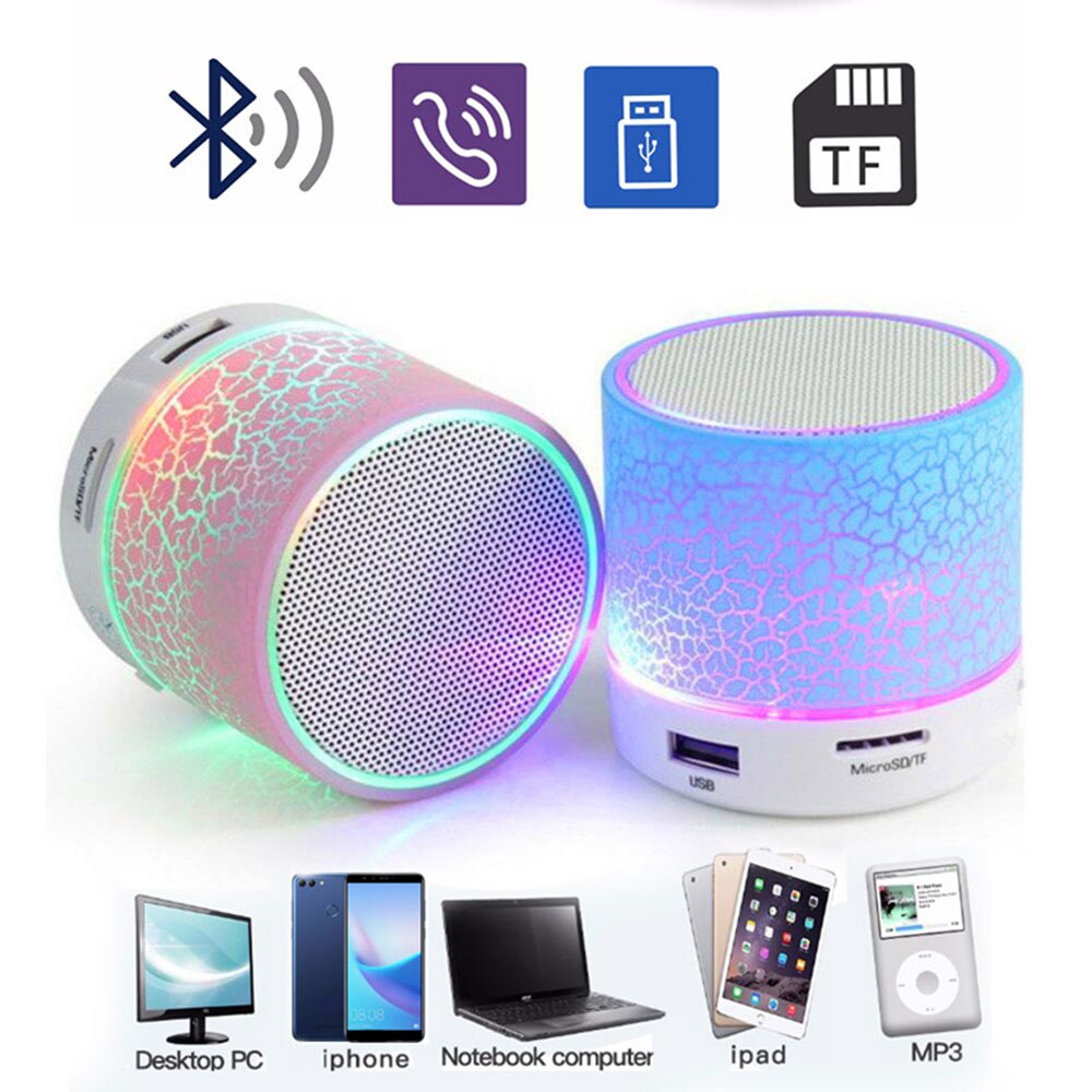 Zk22 led mini-hoofdluidsprekers bluetooth-luidsprekers draadloze draagbare luidsprekers soundbar subwoofer muziekcentrum krachtige muziekluidspreker
