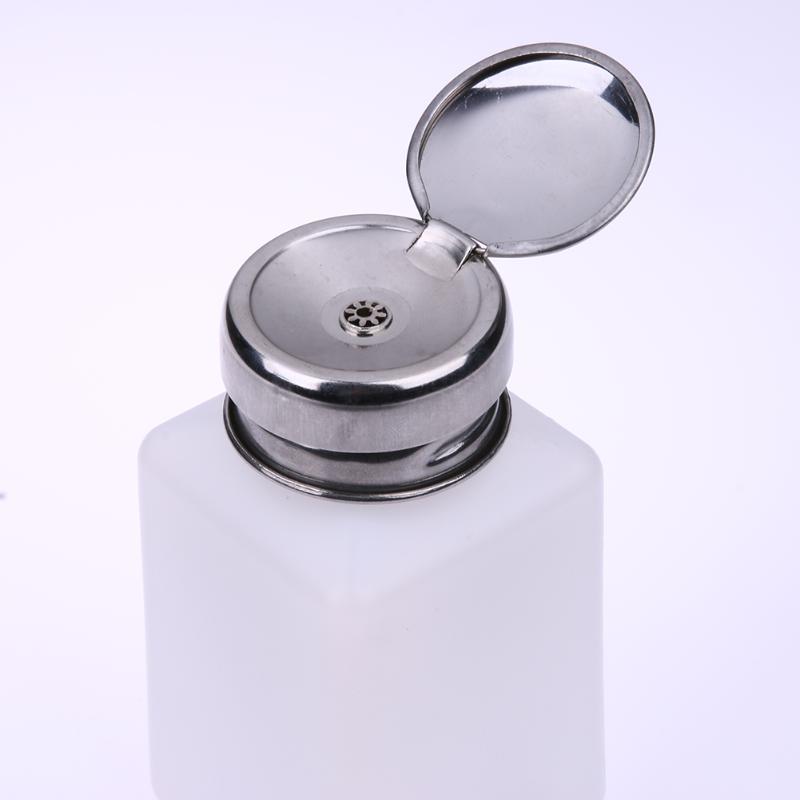 Pompe vide pour désinfecter, 200ML, liquide, à pression pour enlever le vernis à ongles, nettoyant, distributeur, récipient rechargeable de maquillage, supérieure