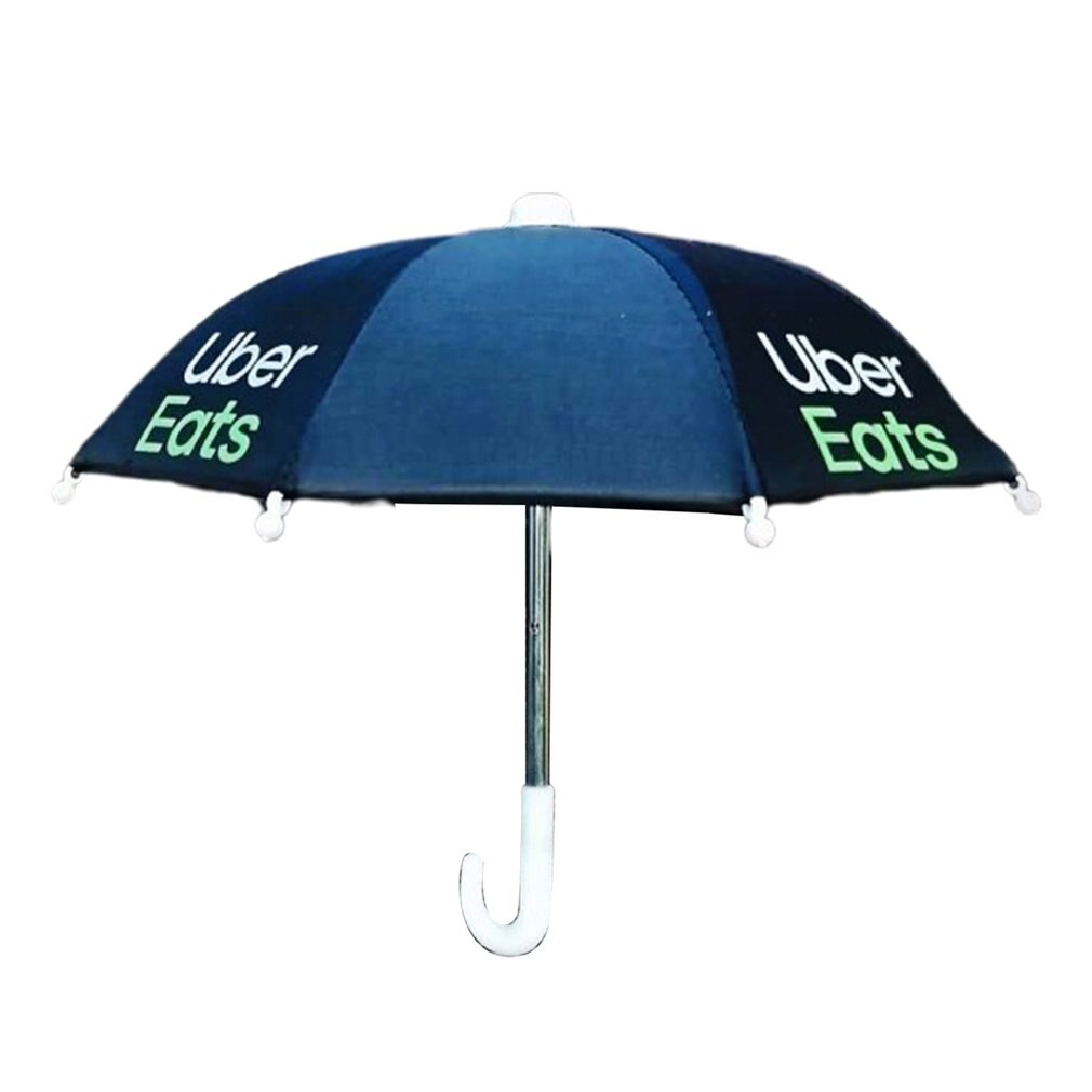 Sombrilla Flexible para teléfono móvil, sombrilla impermeable a prueba de polvo para vehículo eléctrico, silla de ruedas, bicicleta: blue
