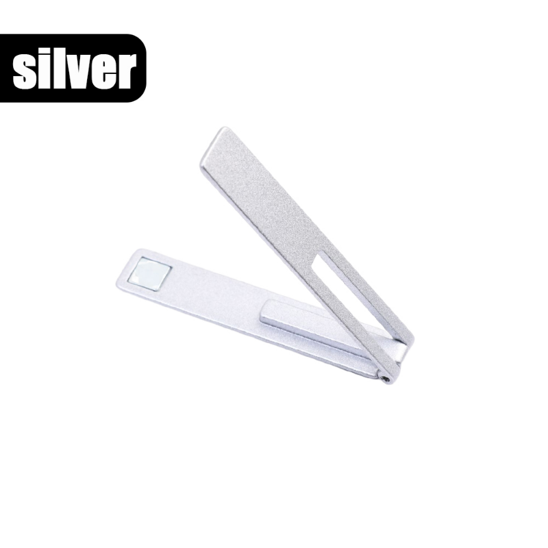 Ultra-thin Mini Metal Folding Mobile Phone Holder Stand for iPhone Samsung Xiaomi Invisible Portable Phone Kickstand Bracket