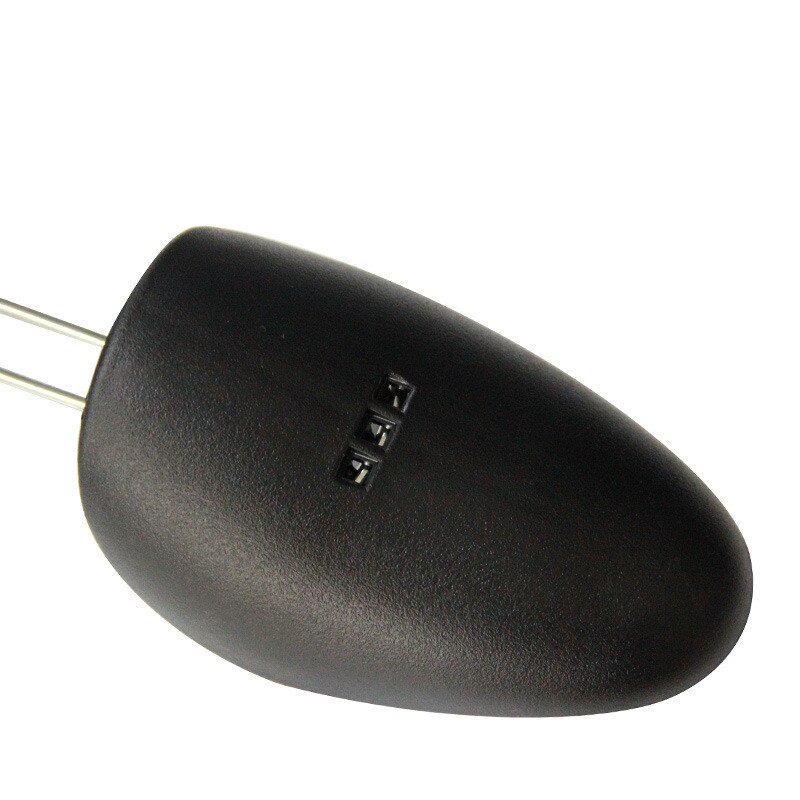 Expansor de zapatos de plástico negro, práctico árbol de zapatos, apoyo de bastidor