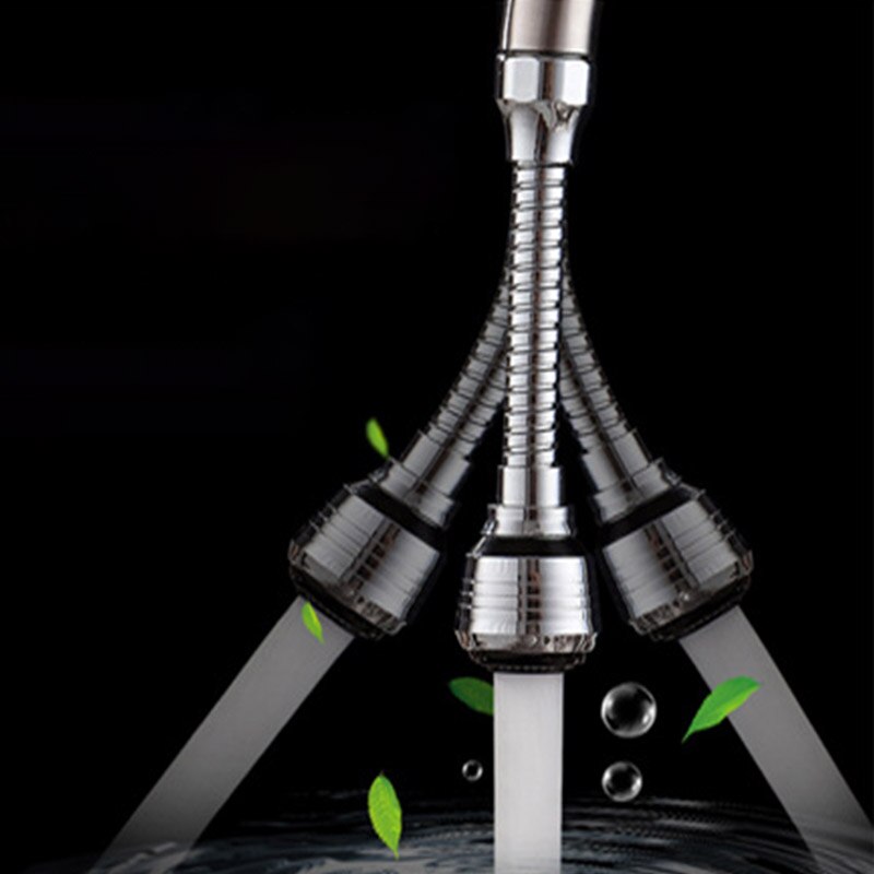 Adjustable Kitchen Faucet Extension Tube Bathroom Extension Water Tap Water Filter Foam Kitchen Faucet Accessories