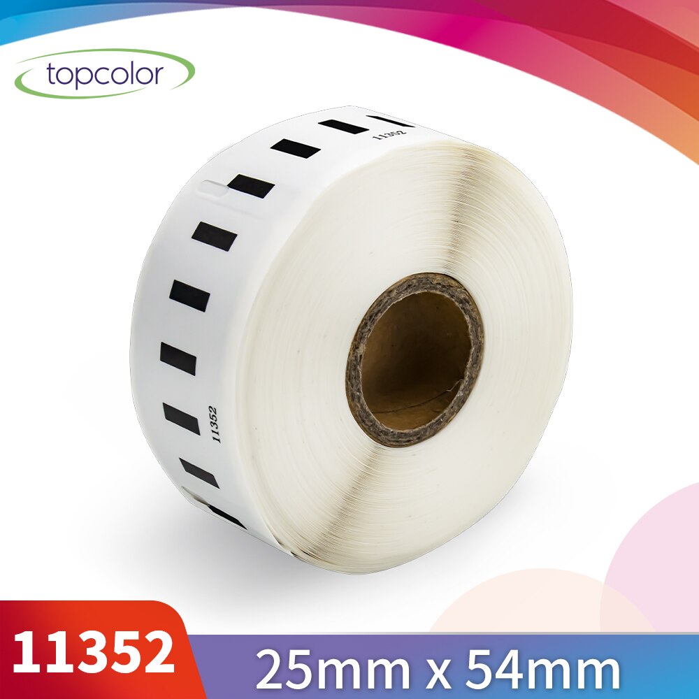 Topcolor Label Papierrol Compatibel Dymo Labels Lw 99010 99012 11352 11355 Voor Dymo Labelwriter Printer 450 Duo 400 330 320 310: 11352