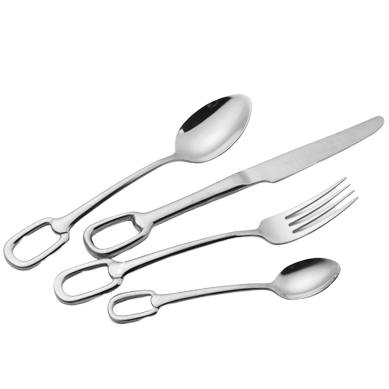 4 Stks/set Roestvrij Staal Draagbare Bestek Set Servies Zilverwerk Sets Diner Mes En Vork Diner Set Reizen Servies