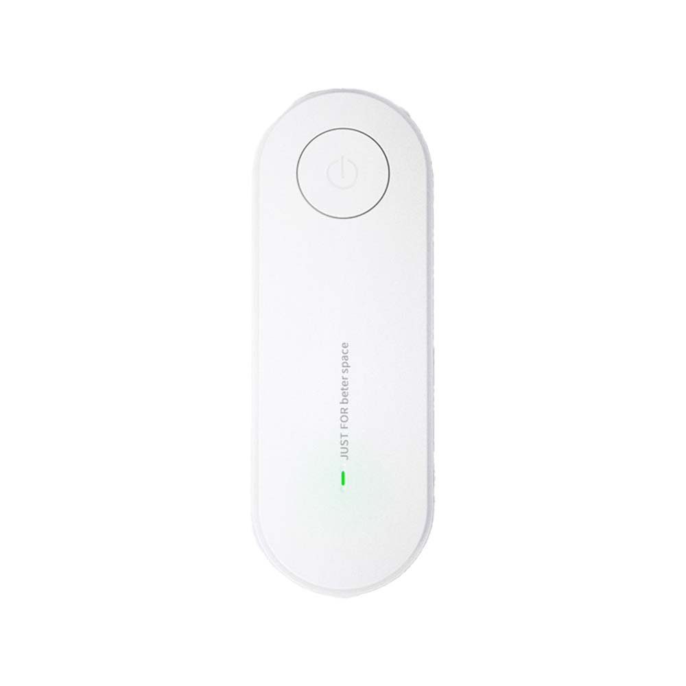 Portable Negative Ion Air Purifier Odor Deodorizer Durable Remove Dust Smoke Removal Formaldehyde Removal Mute Office Home Use: WHITE / US Plug