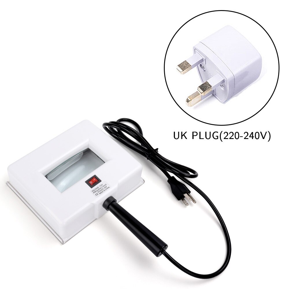 Lampe UV pour tester la peau du visage, appareil avec couvercle de protection et drapé Facial, SPA: UK plug