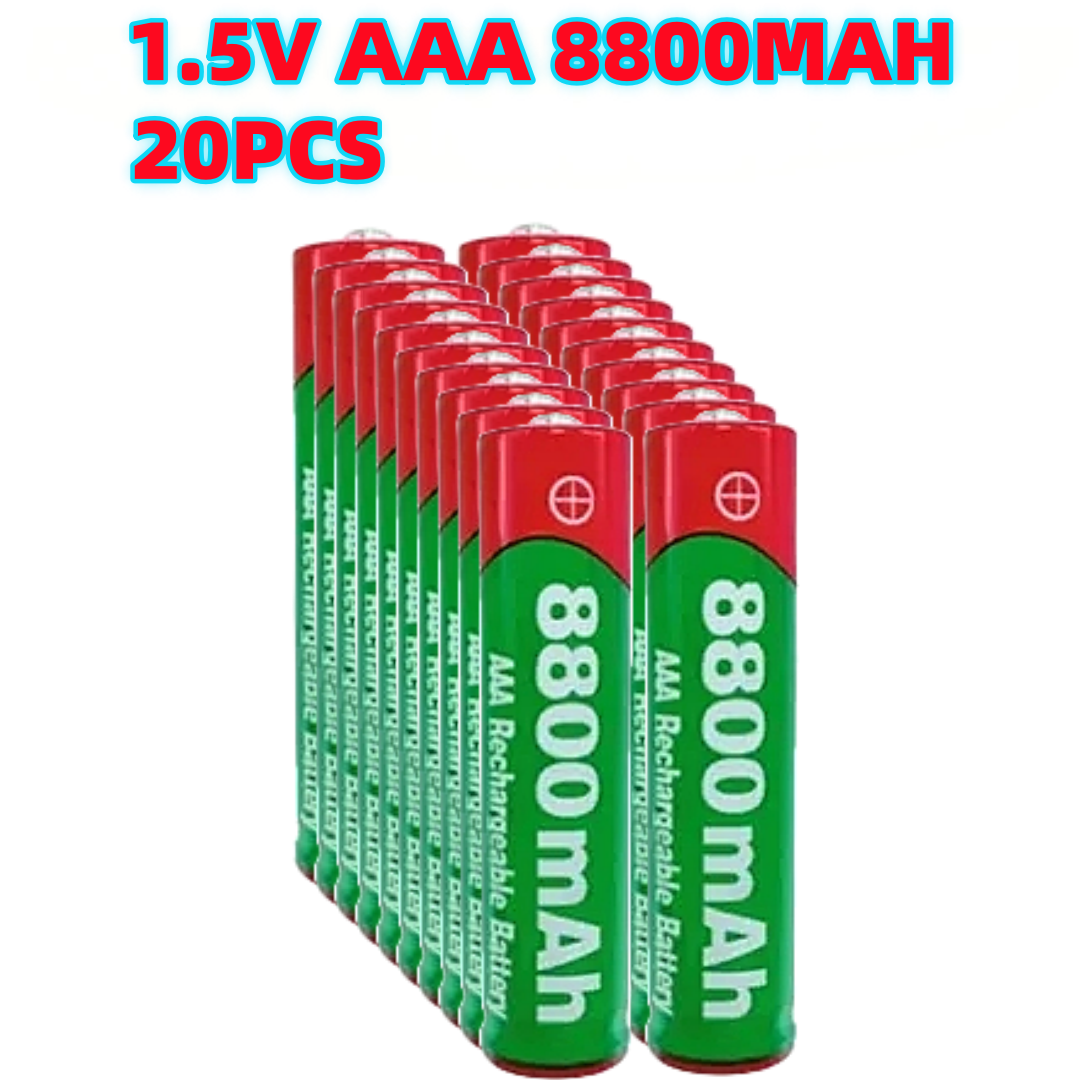 8800mAh Oplaadbare Batterij AAA Alkaliteit Batterij 1.5 V AAA Batterij voor Klokken Muizen Computers Speelgoed enzovoort