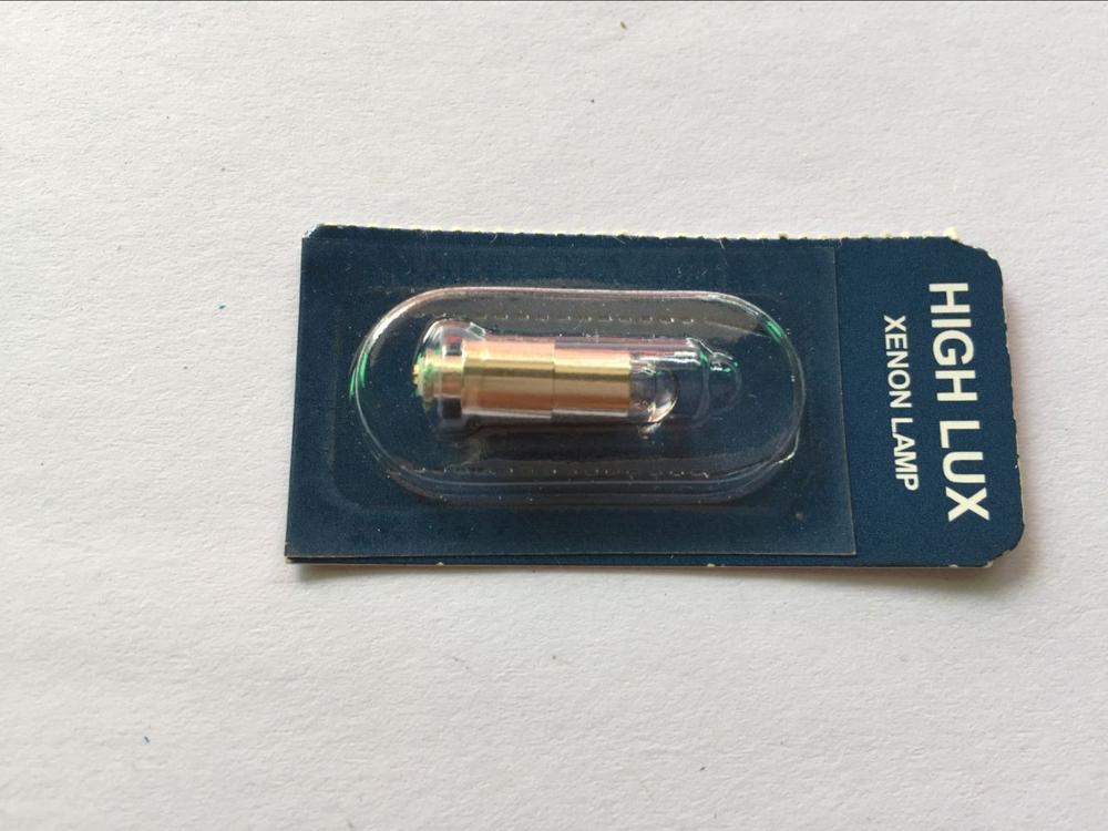 1 pièce, Riester HL XL 10600 2.5 V, lampe haute LUX pour RUDOLF RIESER 10600 otoscope, ri-mini 2.5V0.75A ampoule halogène xénon de rechange