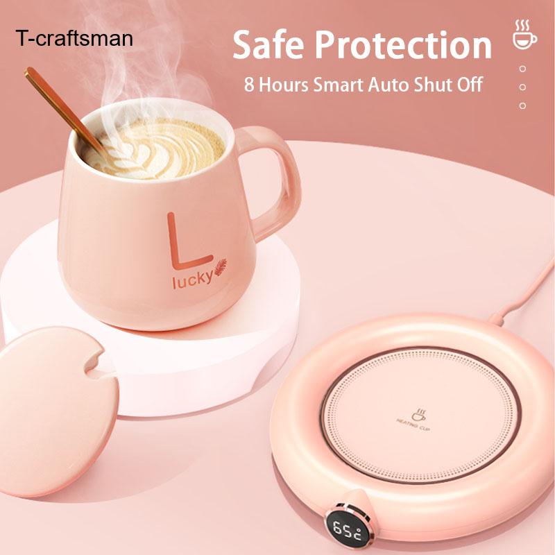 Calentador de tazas de café USB para té, leche, agua, bebidas, 3 temperaturas, calentador eléctrico de bebidas para el hogar, oficina, uso de escritorio, recomendado