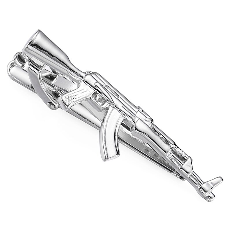 brass style airplane boat gold silvery tie clip men's business wedding tie clip