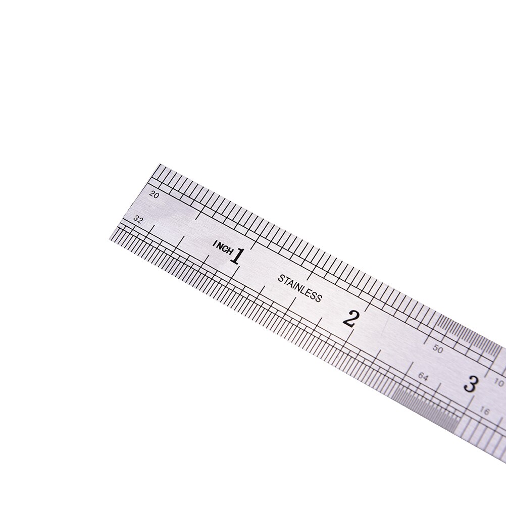 Regla métrica de precisión regla de doble cara 15cm regla de Metal acero inoxidable 1 ud.