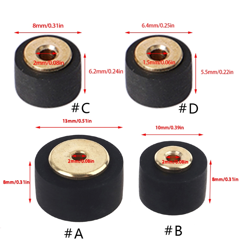 Cartridge Audio Radio Beweging Pinch Roller Tape Recorder Druk Cassette Poelie Voor SO-NY Speler Stereo Technics