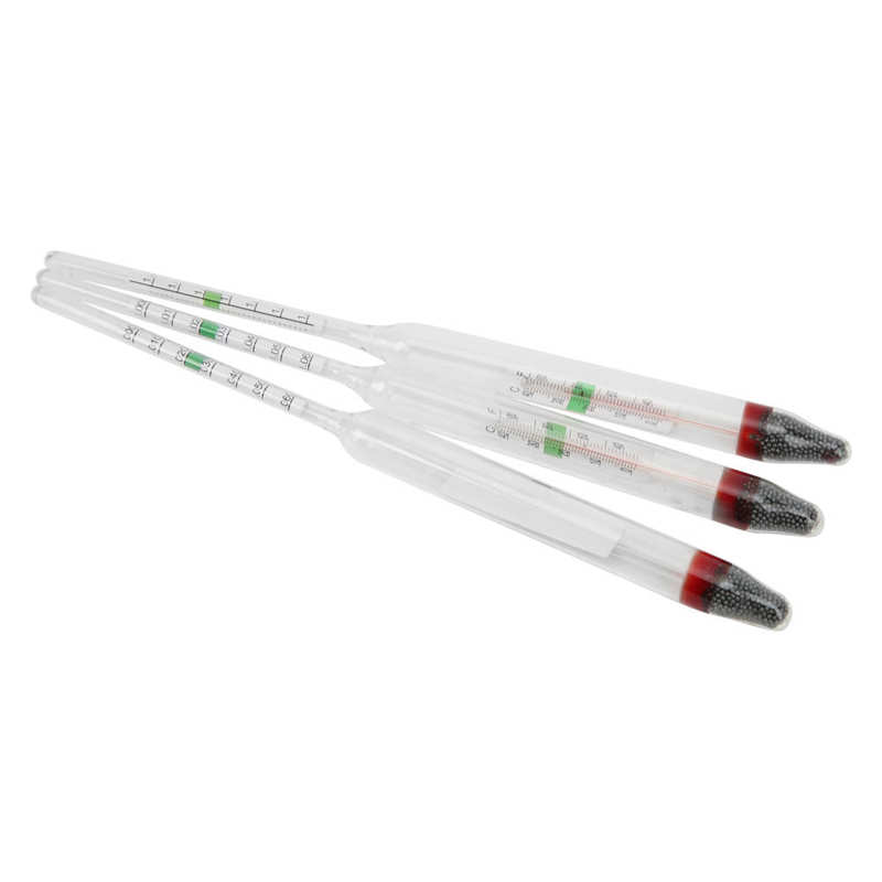 Aquarium Glass Saltwater Hydrometer Aquarium Glass Float Hydrometer Temperature Test Function for Fish Tank for Marine Aquarium