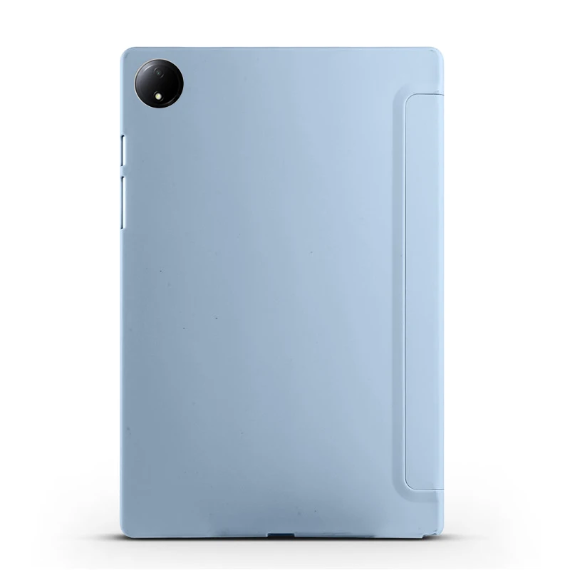 Custodia per tablet in pelle con vibrazione a tre ante alla moda per Xiaomi Redmi Pad 8.7 Custodia protettiva antiurto in silicone morbido con sensazione di pelle PU