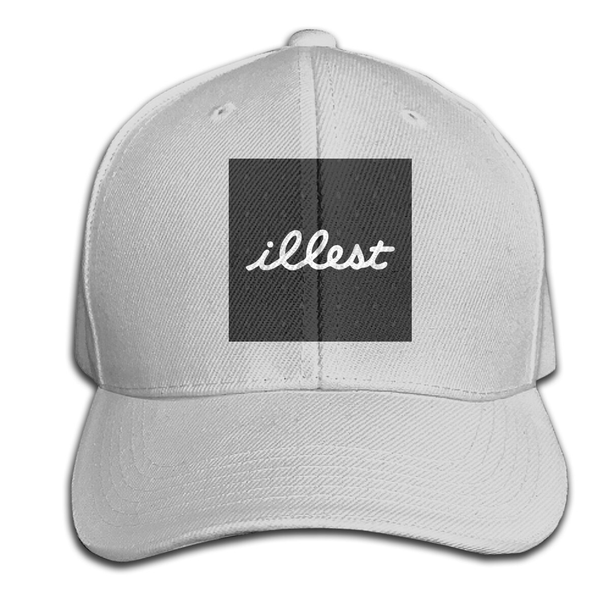 Illest - Illest Humor Muziek Crewneck Persoonlijkheid Plus Size Jeugd Straat Stijl Trend Goth Rap Tekst Hip Hop Cap Hoed: Gray