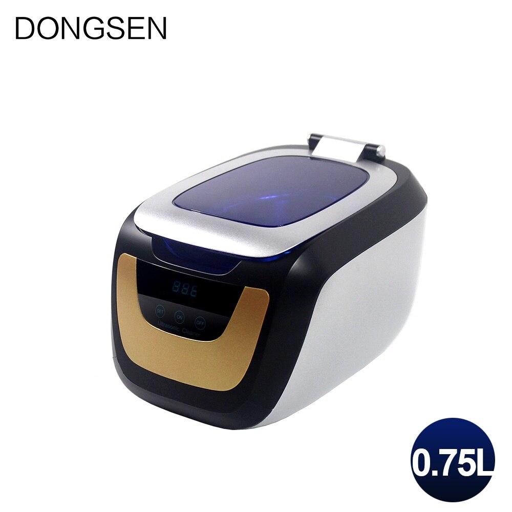 Home Use Multifunctional Ultrasonic Cleaning Machine 0.75L Polishing Jewelry Earings Denture Nail LED Display Ultrasonic Bath