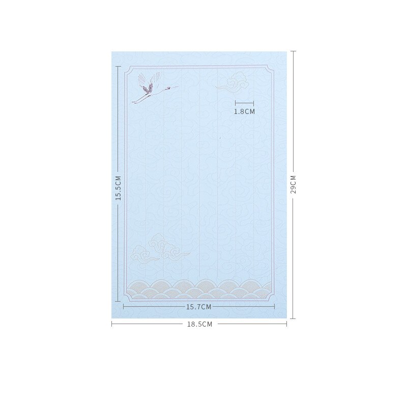20 ark små handgjorda kinesisk kalligrafi pappersfiber halvmogna xuan papper brevpapper hantverk brevpapper 18.5*29cm: E