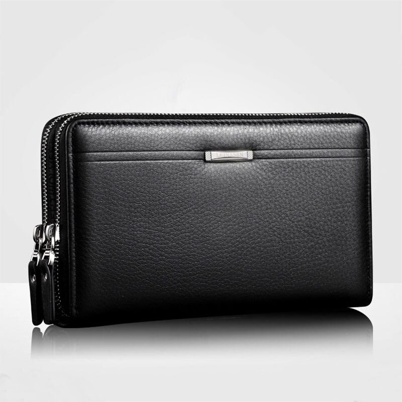 Luxe Mannen Portemonnee Lange Clutch Portemonnee G... – Vicedeal