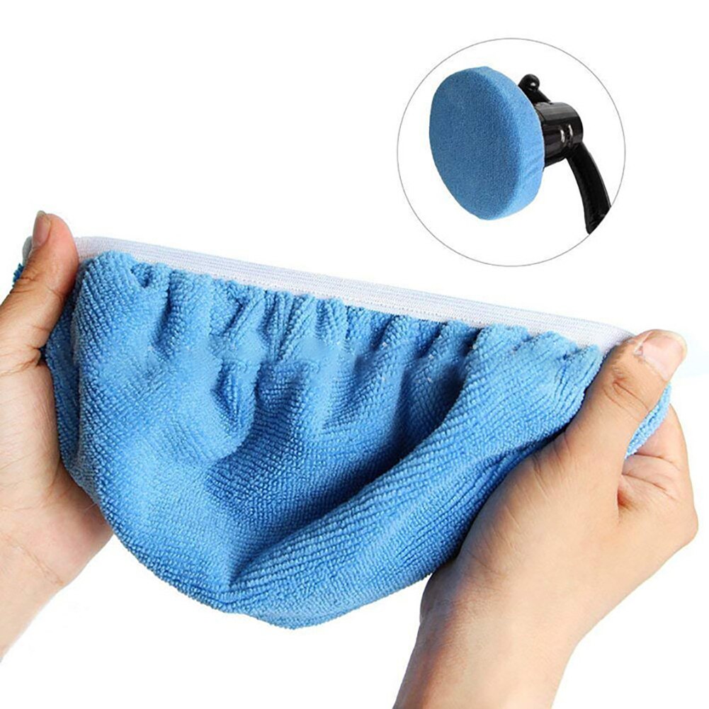 5 st bilpolerare motorhuvsskydd universella mikrofiberverktyg utbytesdyna lackvårdsbuffert rundvaxning rengöring