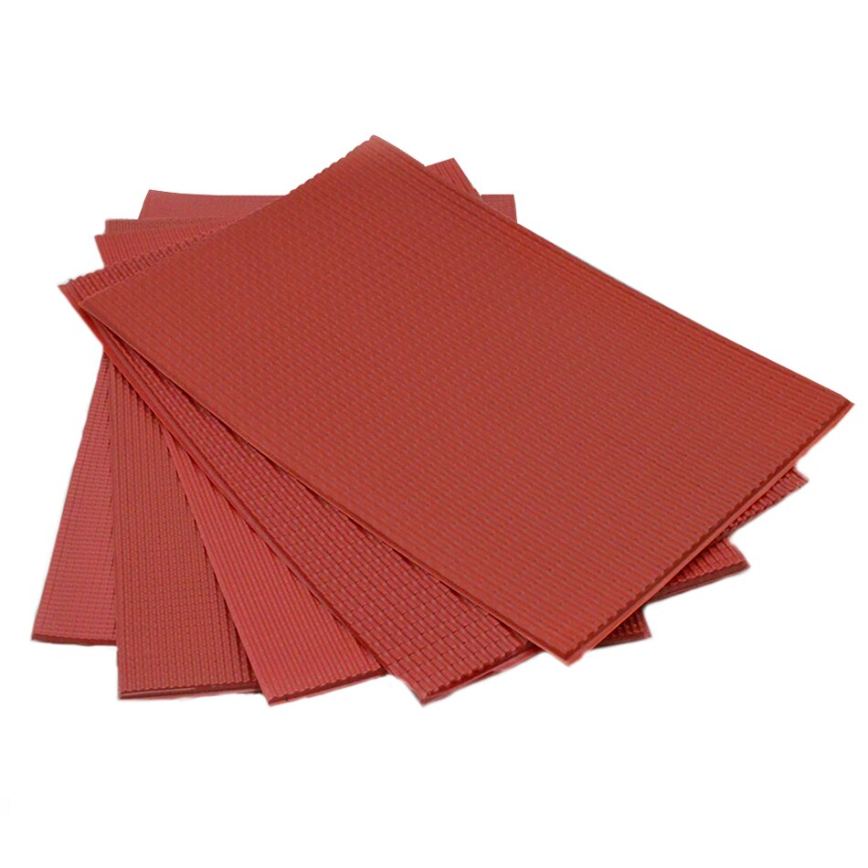 210x300mm architecture model matrials PVC tile roofs plastic scale 1/25-100 model pvc red sheet