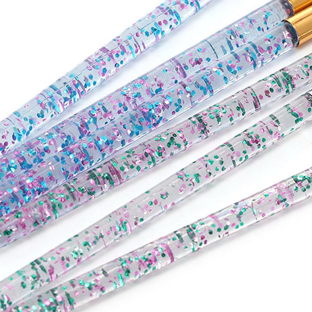 Pluma de dibujo de detalles, cepillo de línea para arte de uñas, de patrón de dibujo de uñas, cepillo de línea, cepillo de esmalte de uñas UV, 3 piezas