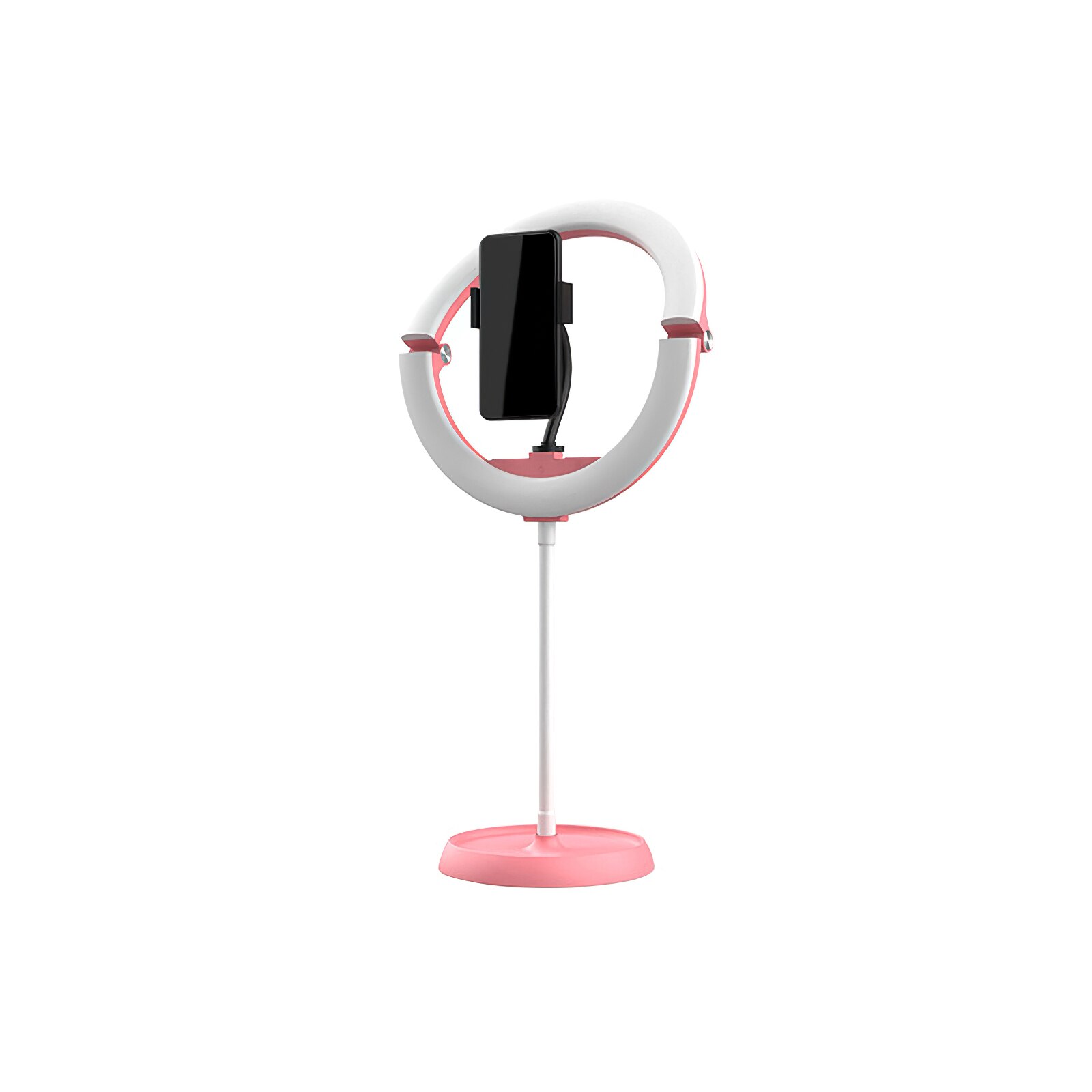 Anello luminoso a LED da 10 pollici con 3 modalità di illuminazione Make-Up Light con supporto per telefono utilizzato per il trucco videochiamata Web Camera Fill Light