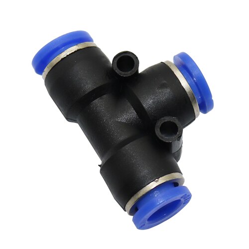 8 mm Locking connector Plastic Joint for Low Pressure Mist Cooling Nozzle Agriculture Garden hose quick connector 5 Pcs: 3-way connector