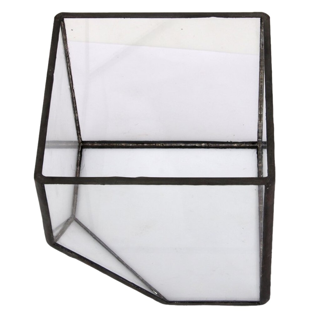 Glass terrarium Cube Fairy garden house greenhouse flowerpot size S