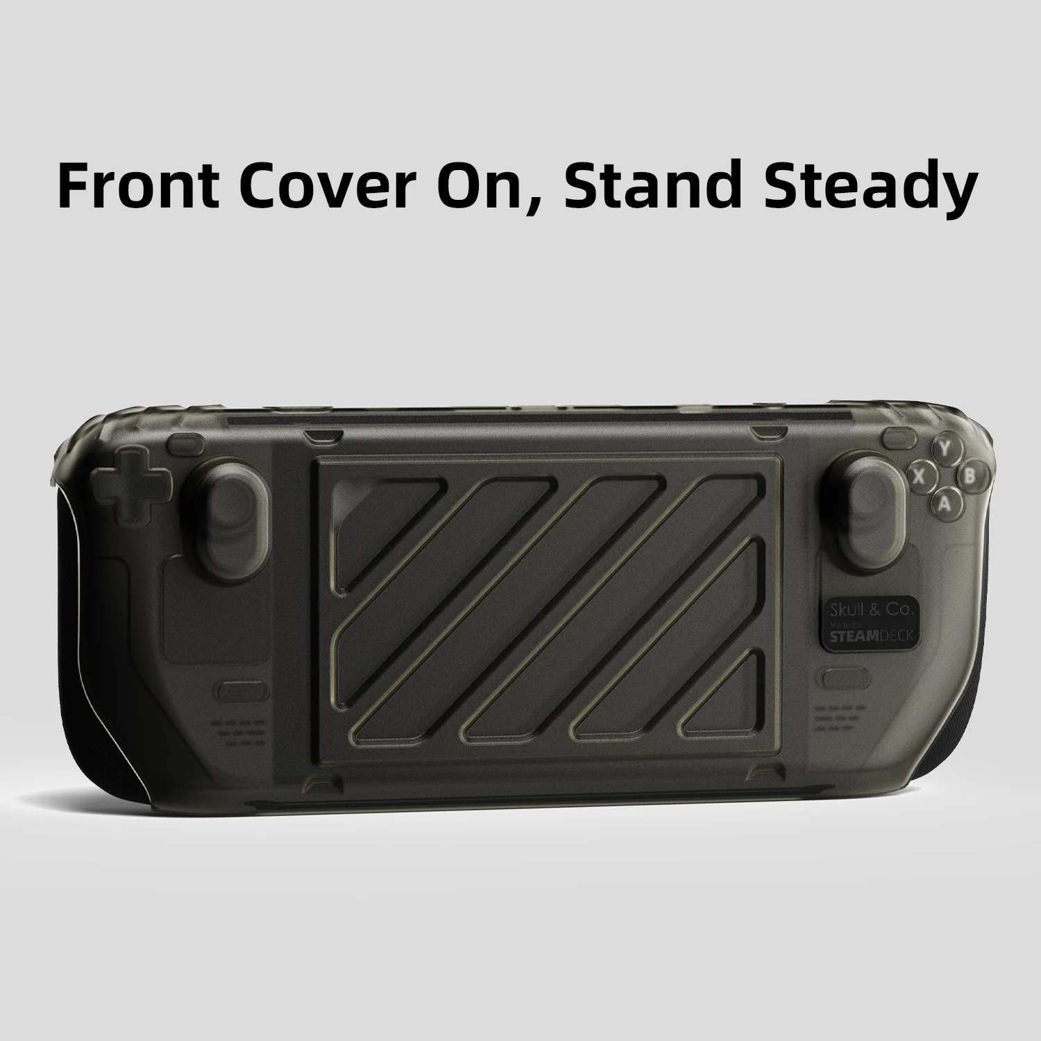 Skull & Co.-Étui de protection avant portable pour Steam Deck, coque rigide, LCD, OLED StandGrip, GripCase