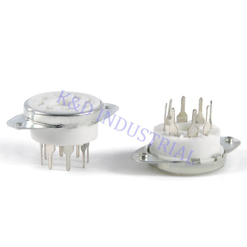 5pcs Octal 8Pin Ceramic Vacuum Tube Socket Top Mount for EL34 6550 KT88 KT66 6SN7 5U4G Valve Base DIY Audio Amp