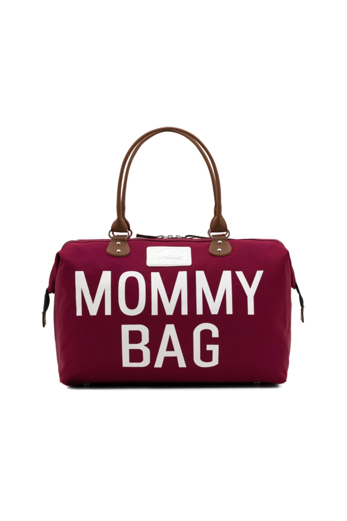Baby Tote Bag For Mothers Nappy Maternity Diaper Mommy Bag Storage Organizer Changing Carriage Babycare Backpack: Burgundy